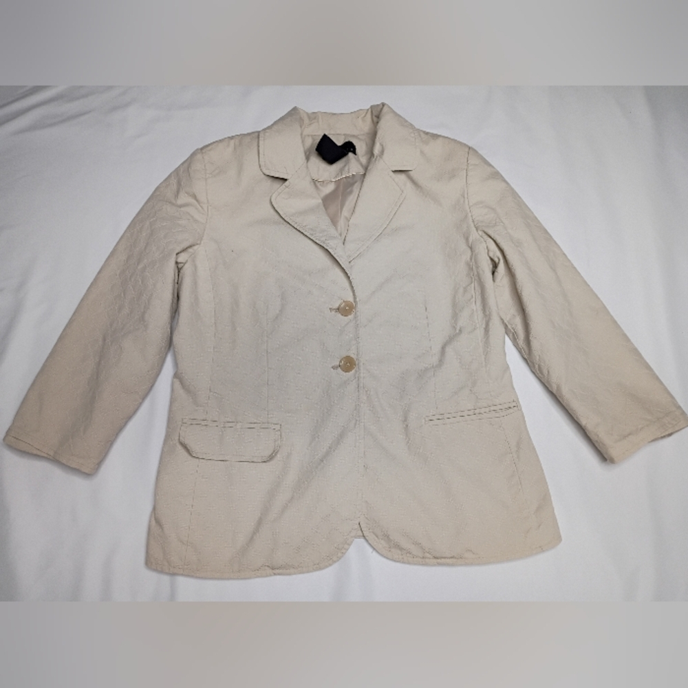 Attention Cream Jean Jacket